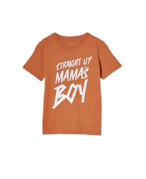 image of Cotton On Little Boys Max Skater Short Sleeve T-Shirt