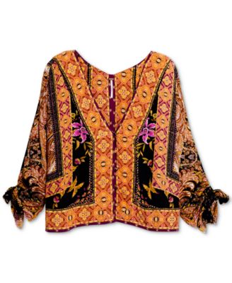 Free People - Catch Me If You Can Printed Blouse