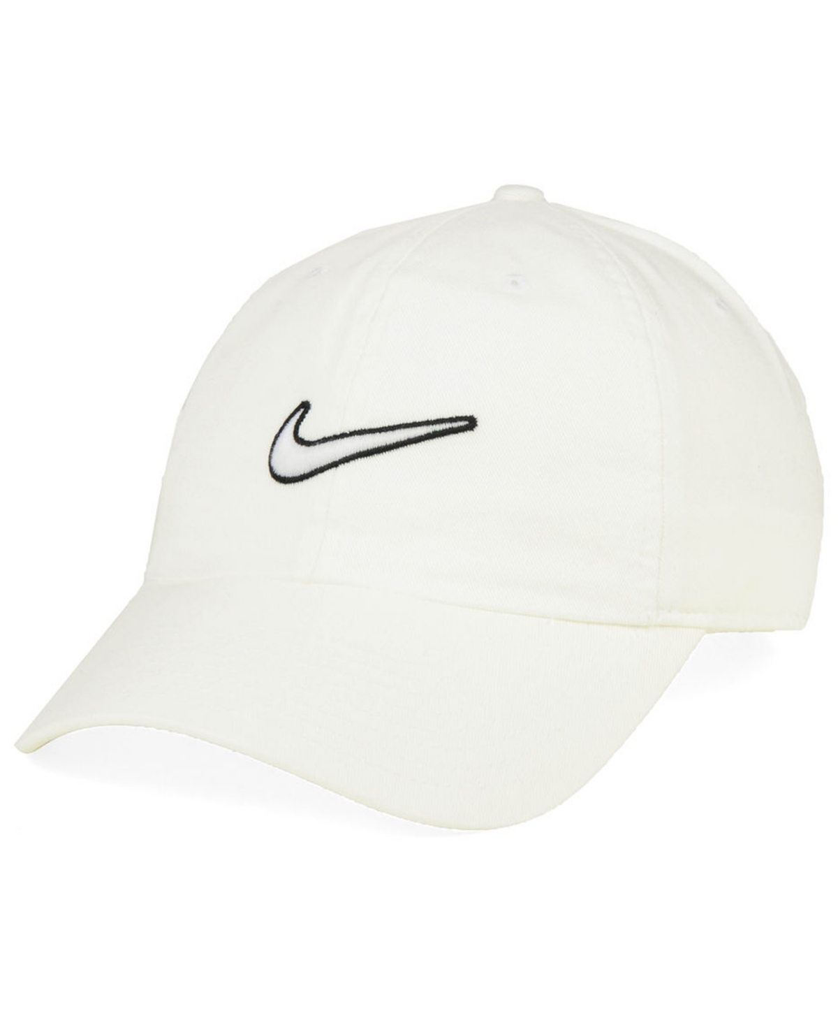 Nike Heritage Essential Swoosh Cap In White,white
