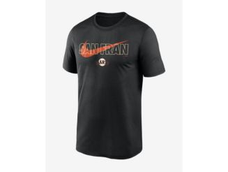 Nike / Men's San Francisco Giants Orange Swoosh Legend T-Shirt
