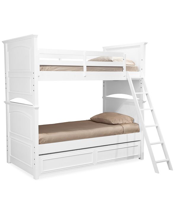 Furniture Roseville Twin Over Twin Kids Bunk Bed & Reviews - Furniture - Macy&#39;s