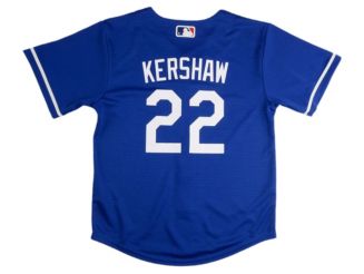 Nike Clayton Kershaw Dodgers Youth Home Jersey