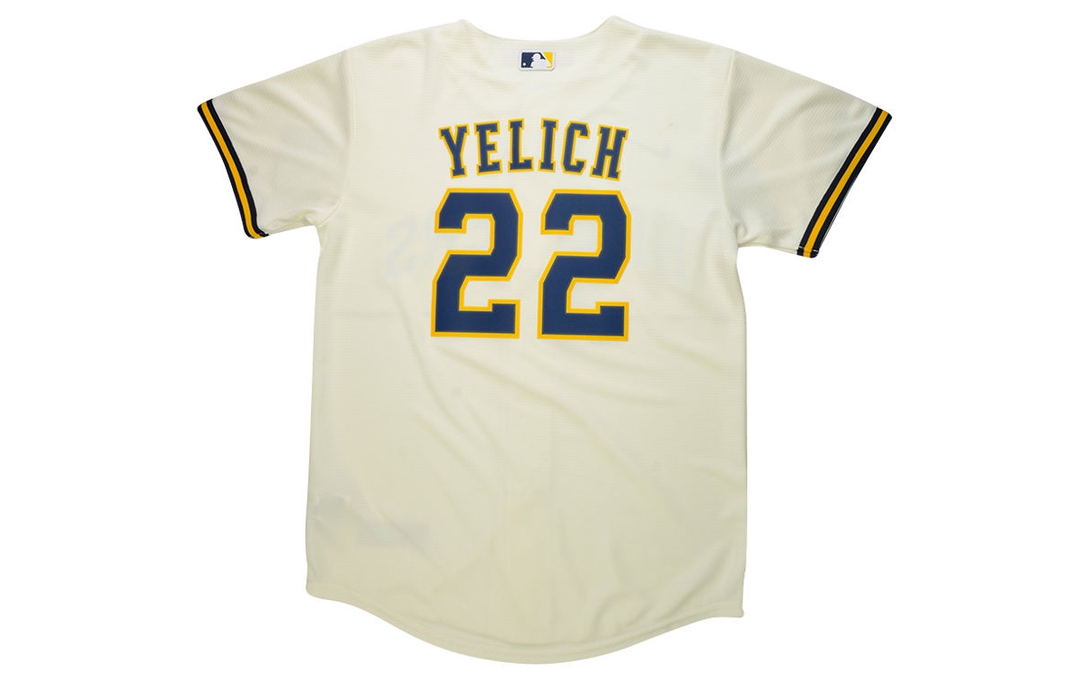 Nike Youth Milwaukee Brewers Official Player Jersey - Christian Yelich
