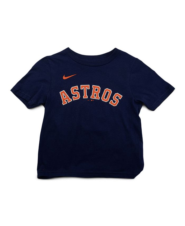 Youth Nike Alex Bregman Orange Houston Astros Player Name & Number T-Shirt