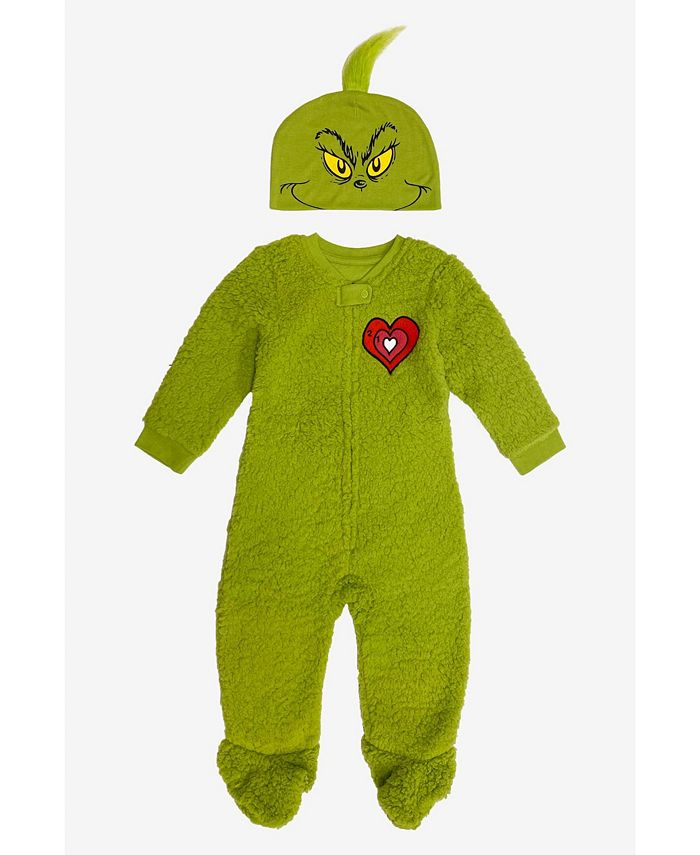Boys new arrivals grinch onesie