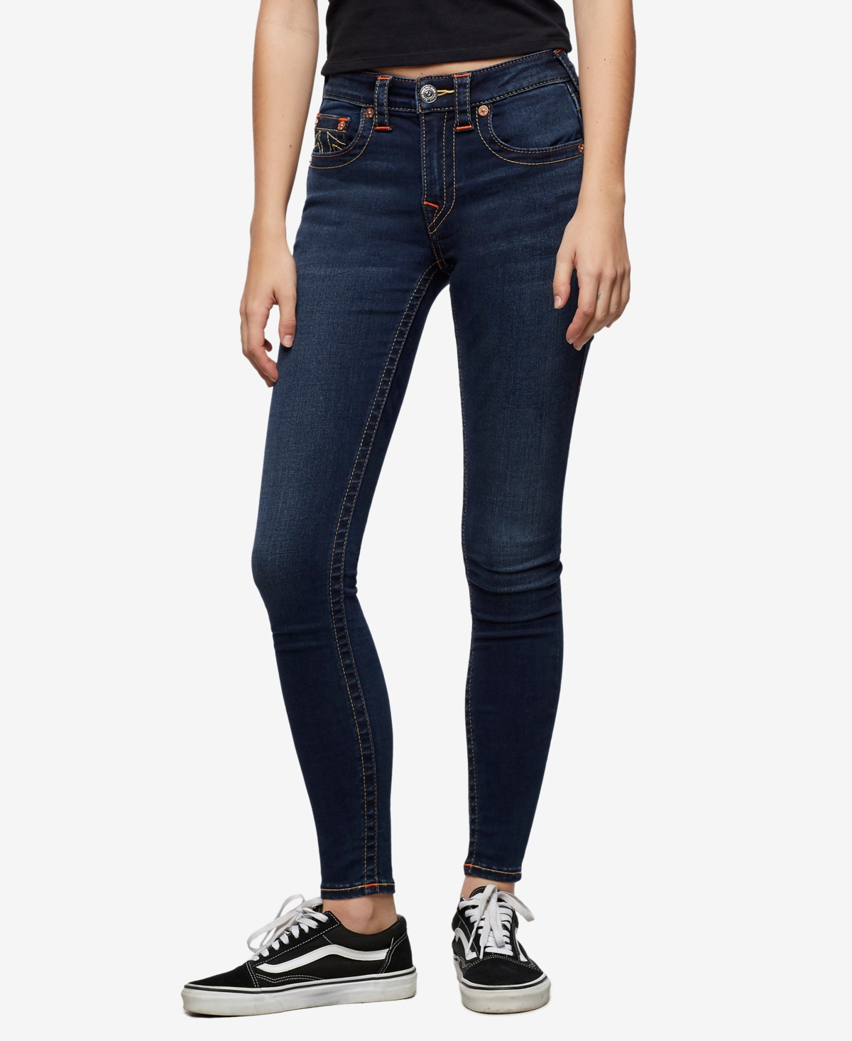 Women's Jennie Curvy Mid Rise Skinny Jeans - Indigo Upgrade