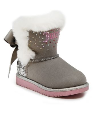 Juicy Couture Toddler Girls Cozy Boots - Macy's