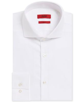 Men's Slim Fit Solid Dress Shirt