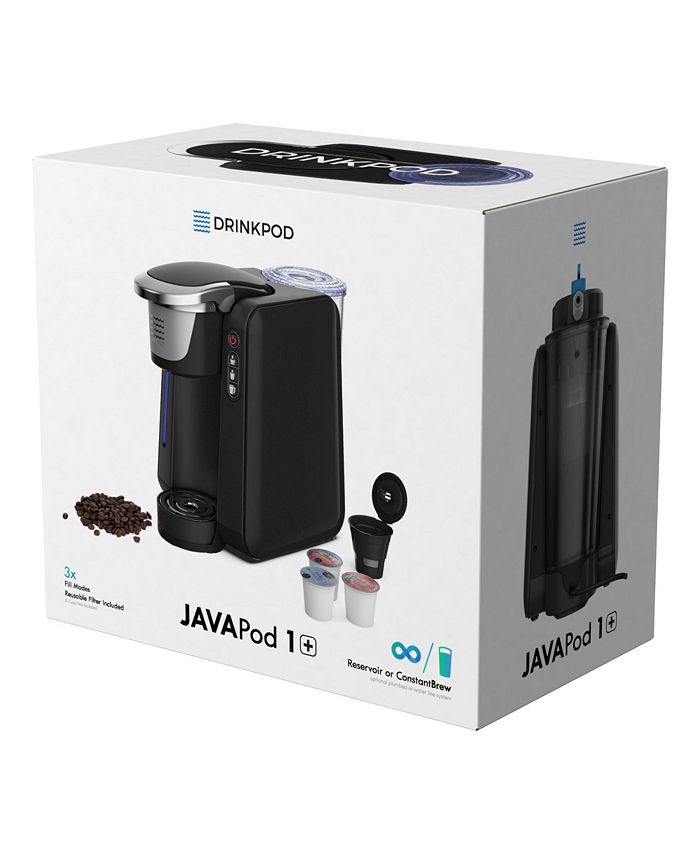 Drinkpod JAVAPod KCup Coffee Maker and Single Serve Brewer, Reusable