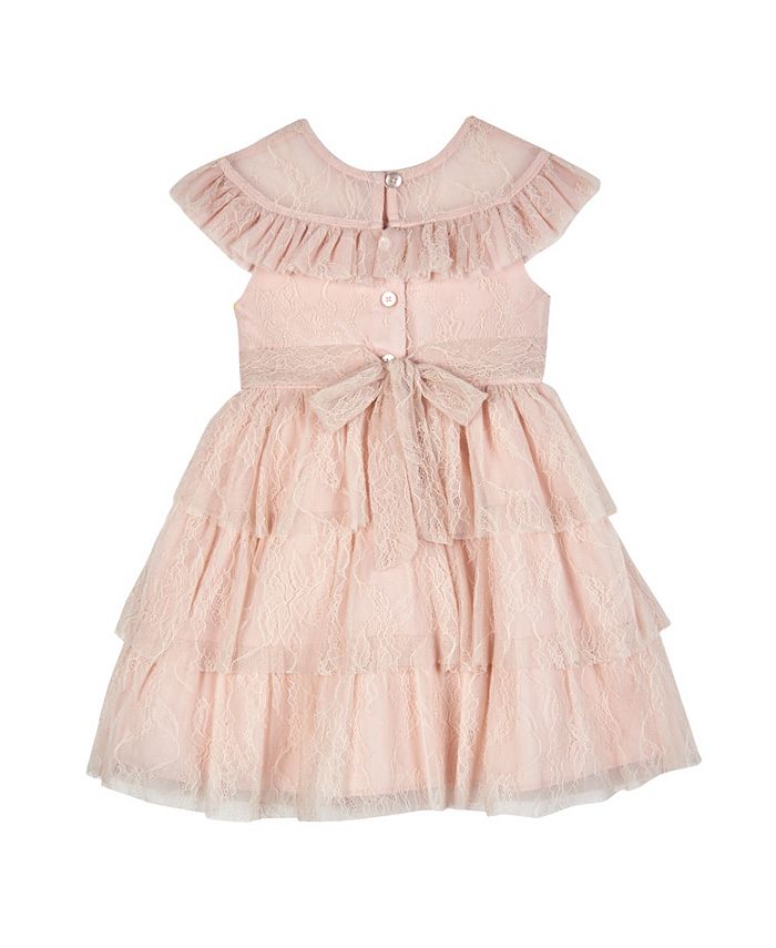 Laura Ashley Baby Girls Lace Dress - Macy's