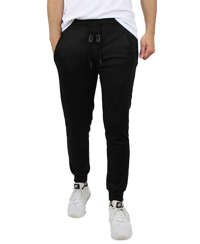 Galaxy By Harvic Men's Slim-Fit French Terry Jogger Sweatpants - Macy's