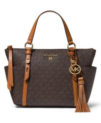 michael kors tan and brown purse