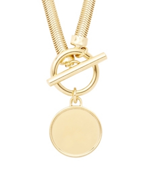 image of brook & york 14K Gold Plated Izzy Toggle Necklace