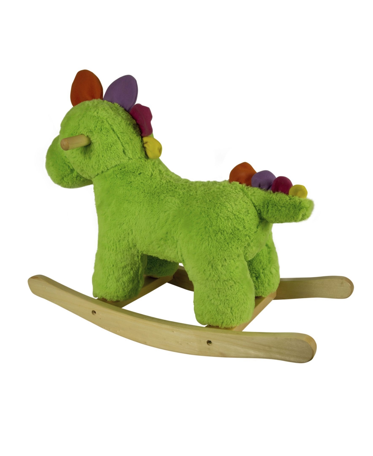 Shop Ponyland 24" Plush Rocking Dinosaur In Green