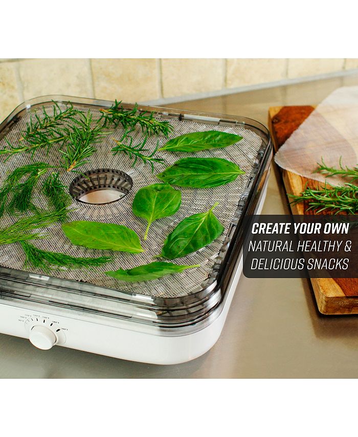 Ronco FD6000WHGEN EZ Store Turbo 5 Tray Food Dehydrator Macy