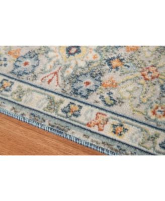 Bohemian BHM-7 Blue 5'1" x 7'6" Outdoor Area Rug