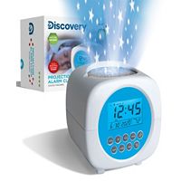 Moon & Stars Projection Alarm Clock & Sound Machine