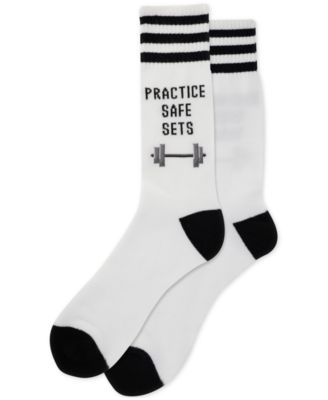 Hot Sox - Men's Practice Safe Sets Crew Socks