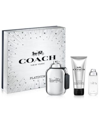 COACH - Men's 3-Pc. Platinum Eau de Parfum Gift Set