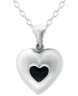 image of Giani Bernini Onyx Puff Heart 18