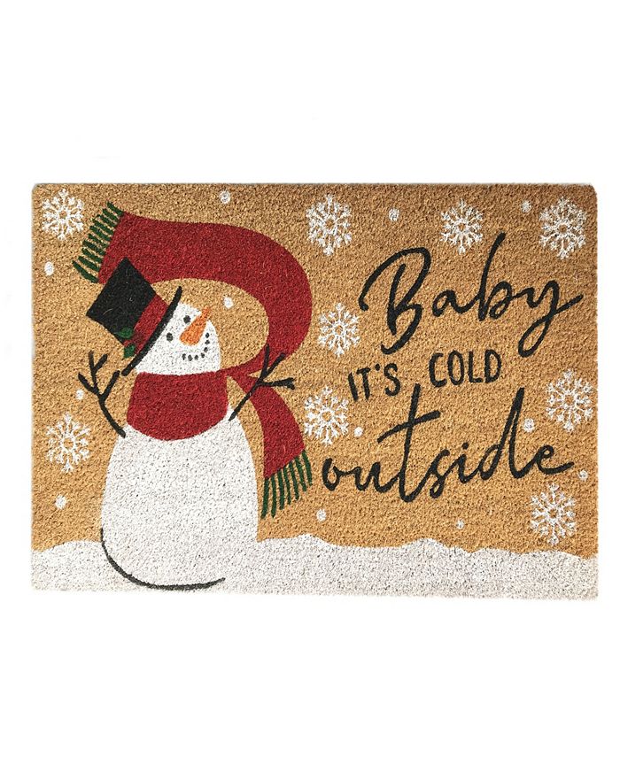 Baby It's Cold Outside Christmas Doormat