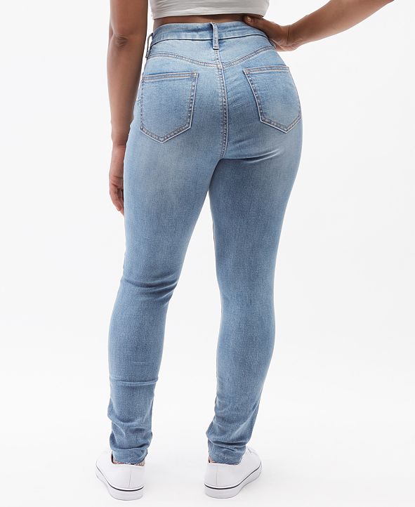 Dollhouse Juniors' Curvy High-Rise Skinny Jeans & Reviews - Jeans ...