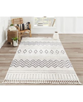 Odessa ODE-4 Gray 2'3" x 10' Runner Rug