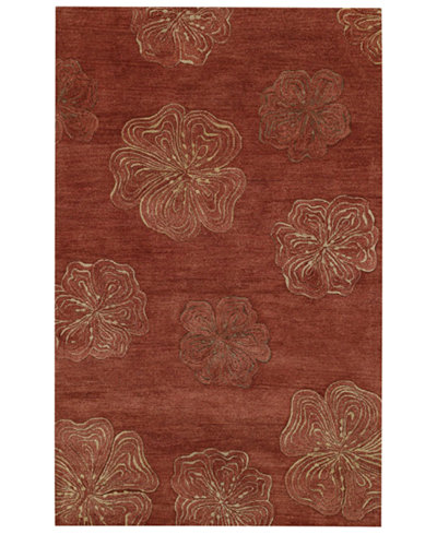 Capel Rugs, Graphique 3393-500 Hibiscus Henna