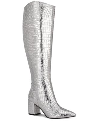 marc fisher silver boots