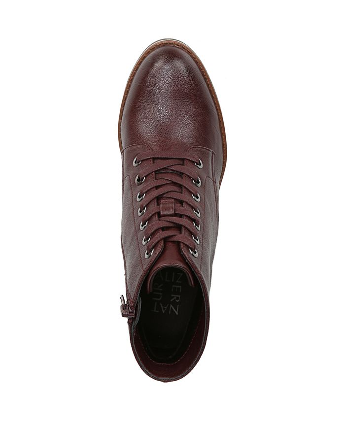 naturalizer lug sole leather booties
