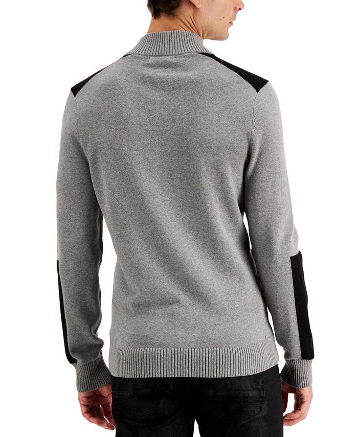 INC International Concepts Men's Lock HalfZip Sweater, Created for