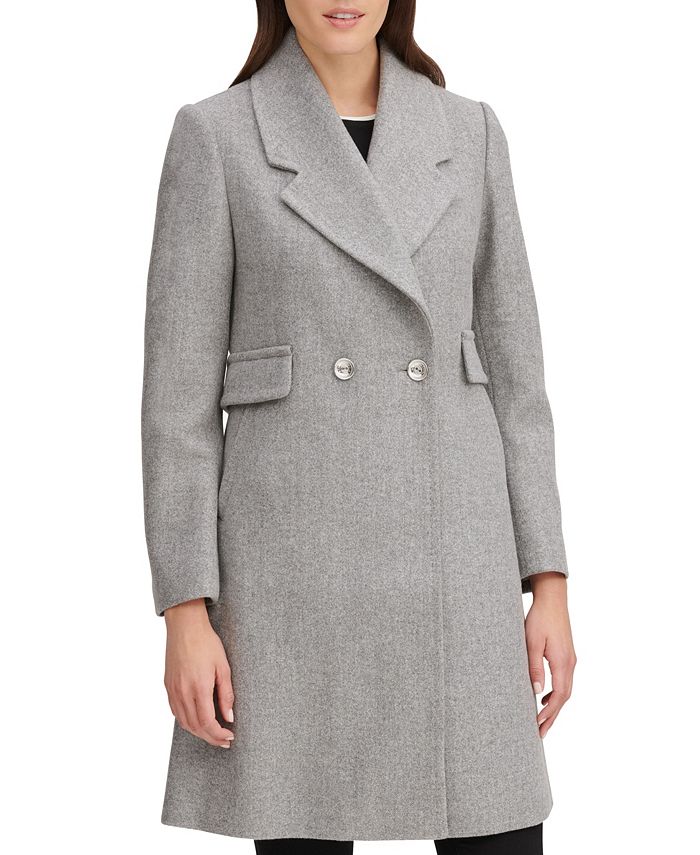 Karl Lagerfeld Paris Women s Double Breasted Coat Macy s