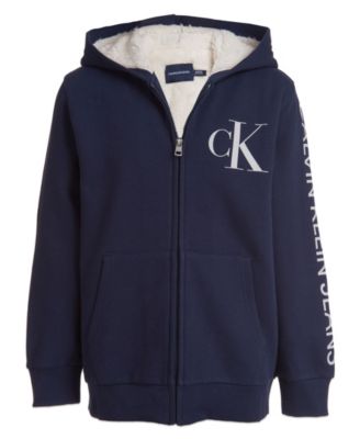 black and white calvin klein hoodie