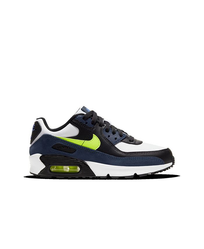 Nike Big Boys Air Max 90 LTR Casual Sneakers from Finish Line - Macy's
