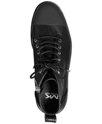 MICHAEL Michael Kors | Shoes | Michael Michael Kors Mens  MICHAEL KORS Mens Black Colin Cap Toe Leather Combat Boots 11.5 M display picture 1