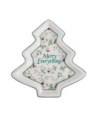 Pfaltzgraff - PFZ WNTBR FIGTREE PLT MERRY EVRYTHNG BXD