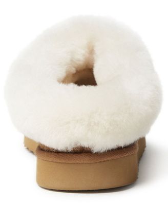 Women's Fireside by Adelaide Genuine Shearling Clog Slipper