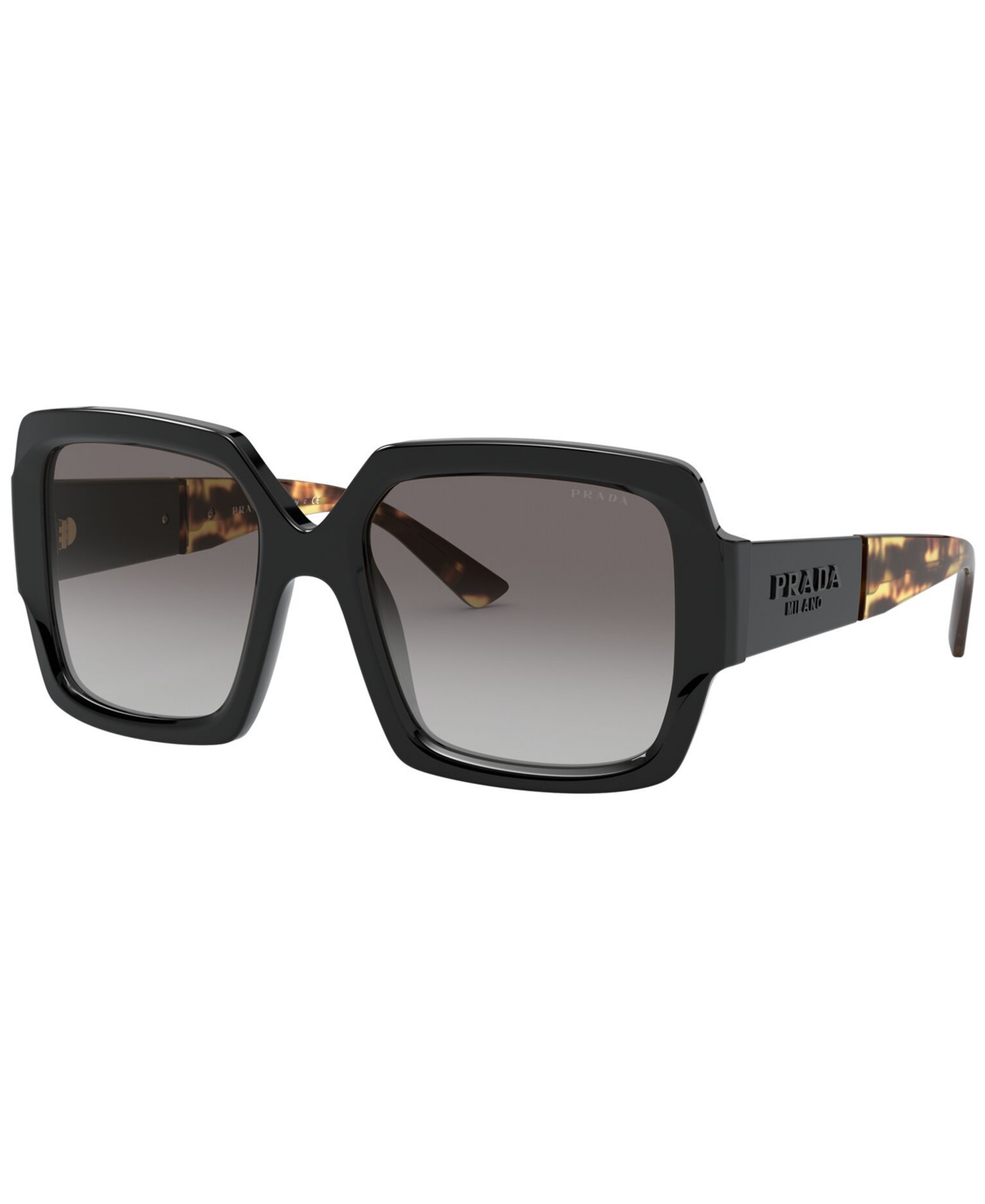 Prada Women's Sunglasses, Pr 21xs In Black,grey Gradient