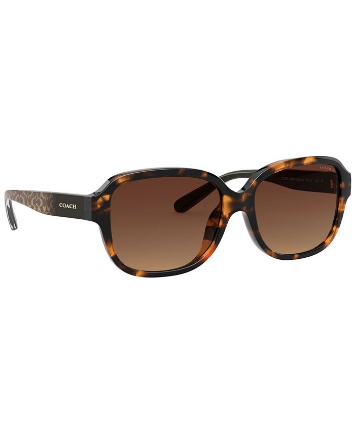 COACH Women's Polarized Sunglasses, HC8298U 57 L1153 Macy's