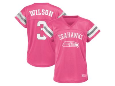 girls pink seahawks jersey