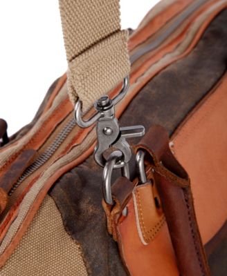 Tapa Canvas Satchel Bag