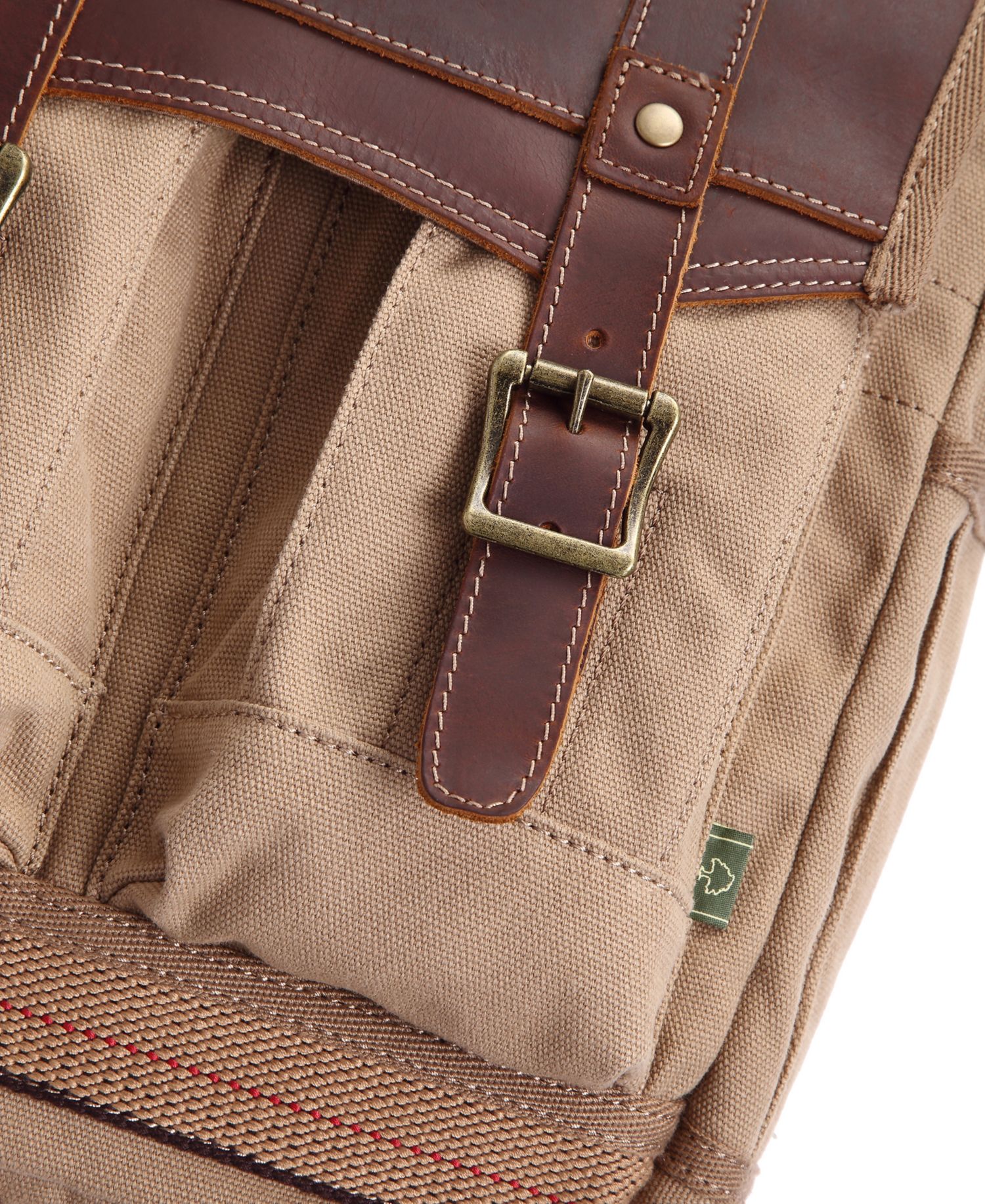 Turtle Ridge 4-Pocket Canvas Crossbody Bag