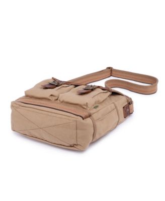 Turtle Ridge 4-Pocket Canvas Crossbody Bag