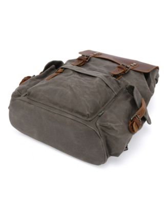 Stone Creek Waxed Canvas Backpack Handbag