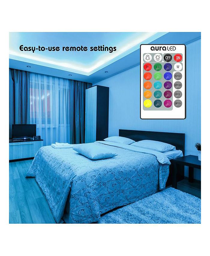 Tzumi Aura LED ColorChanging Strip Lights w/ Remote & Reviews Home