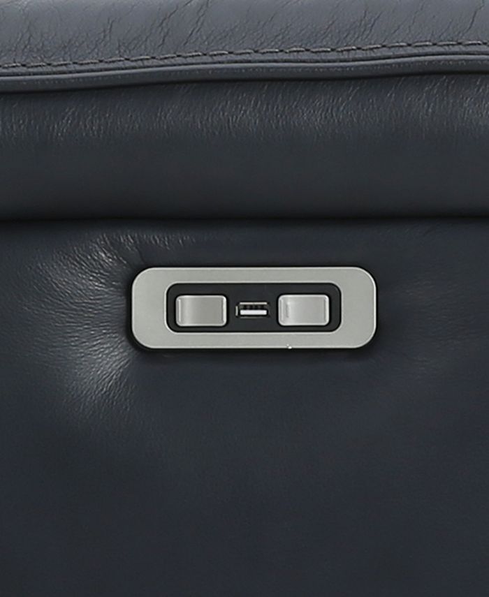 Furniture CLOSEOUT! Lond 2Pc. Leather Sectional with 2 Power Recliners