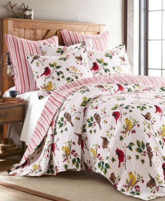 Levtex Joybirds Watercolor Etched Quilt Sets In Multi