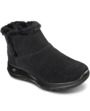 image of Skechers Women-s On The Go Joy - Bundle Up Wide Width Winter Boots from Finish Line