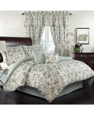 Waverly Closeout  Felicite Comforter Sets Bedding In Green