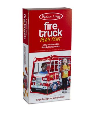 melissa and doug fire truck playhouse